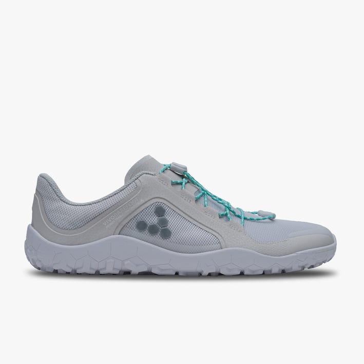 Vivobarefoot Women's Primus Trail II FG Barefoot Shoes - Moonstone Color | Lightweight & Flexible for Trail Running, Hiking & Outdoor Adventures