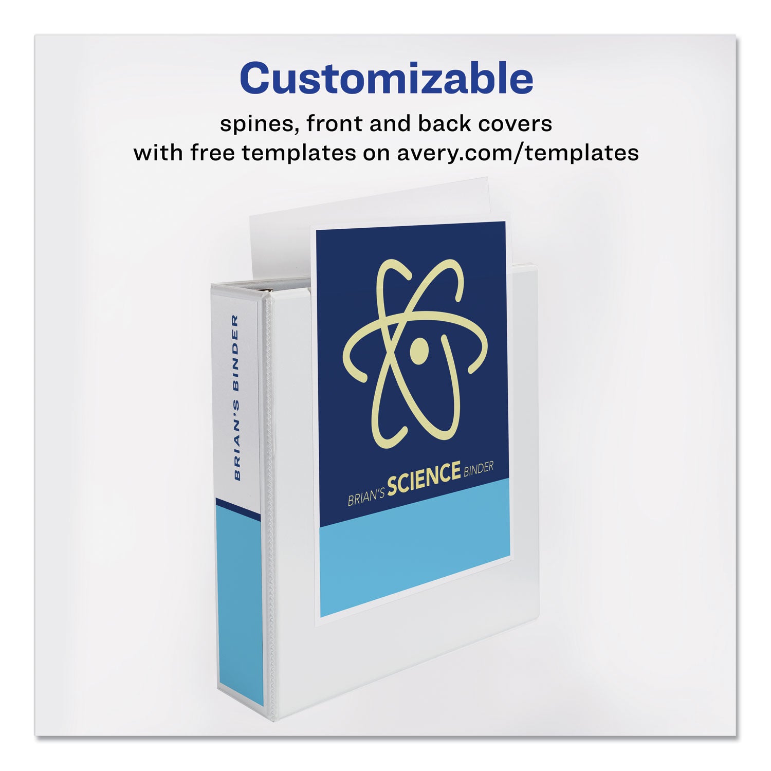 Avery® Durable 3-Ring Binder with DuraHinge™ Technology, 2