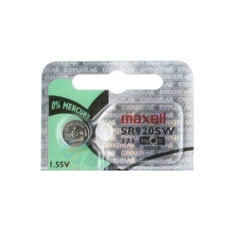 MAXELL 371 Watch Battery - Long-Lasting Power for Watches, Clocks, and Small Electronics
