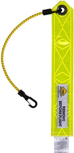 PlaneSights Remove-Before-Flight Streamer 2x12 Inch Green - Aircraft Safety Tag for Pre-Flight Checks & Ground Crew Visibility