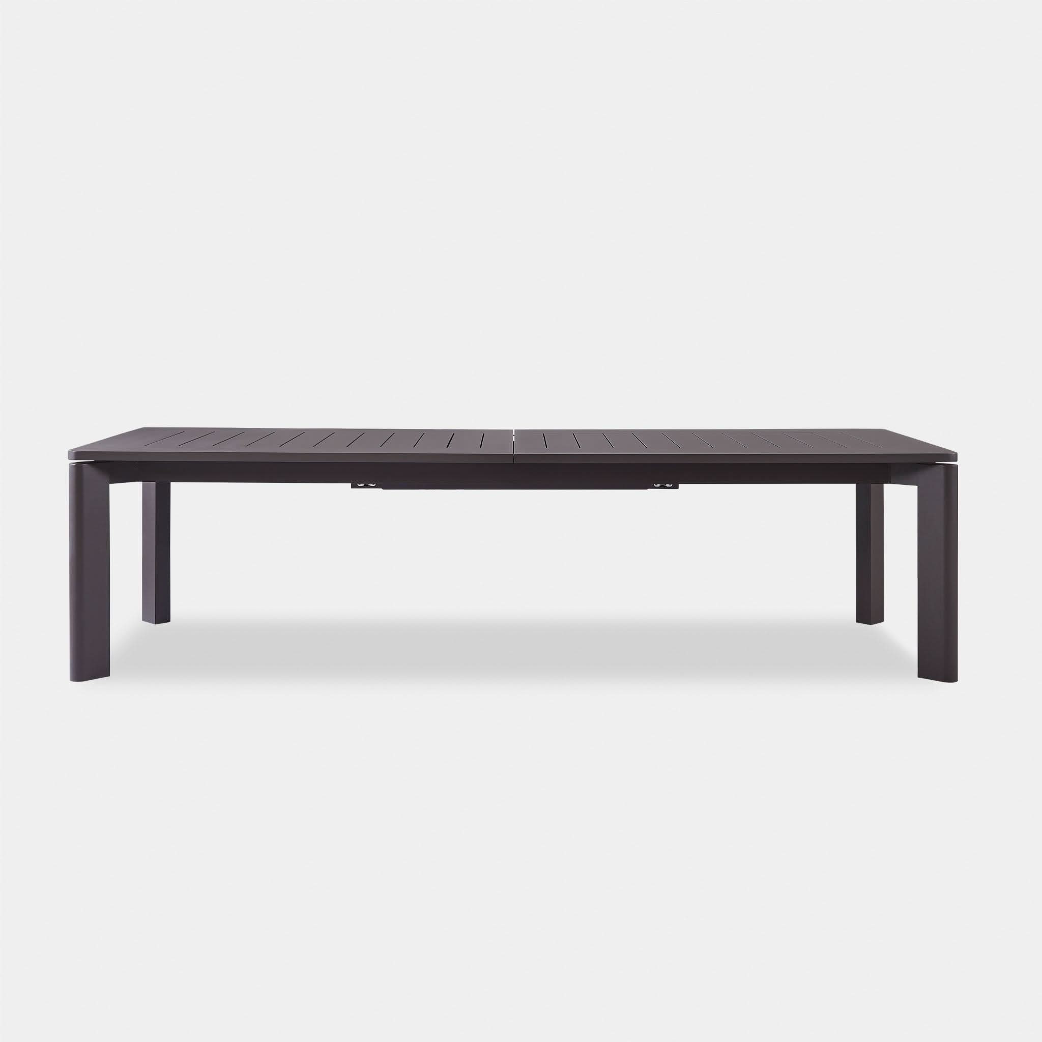 Byron Aluminum Extendable Dining Table - Modern & Durable for Indoor/Outdoor Use | Perfect for Patio, Garden, or Small Space Dining