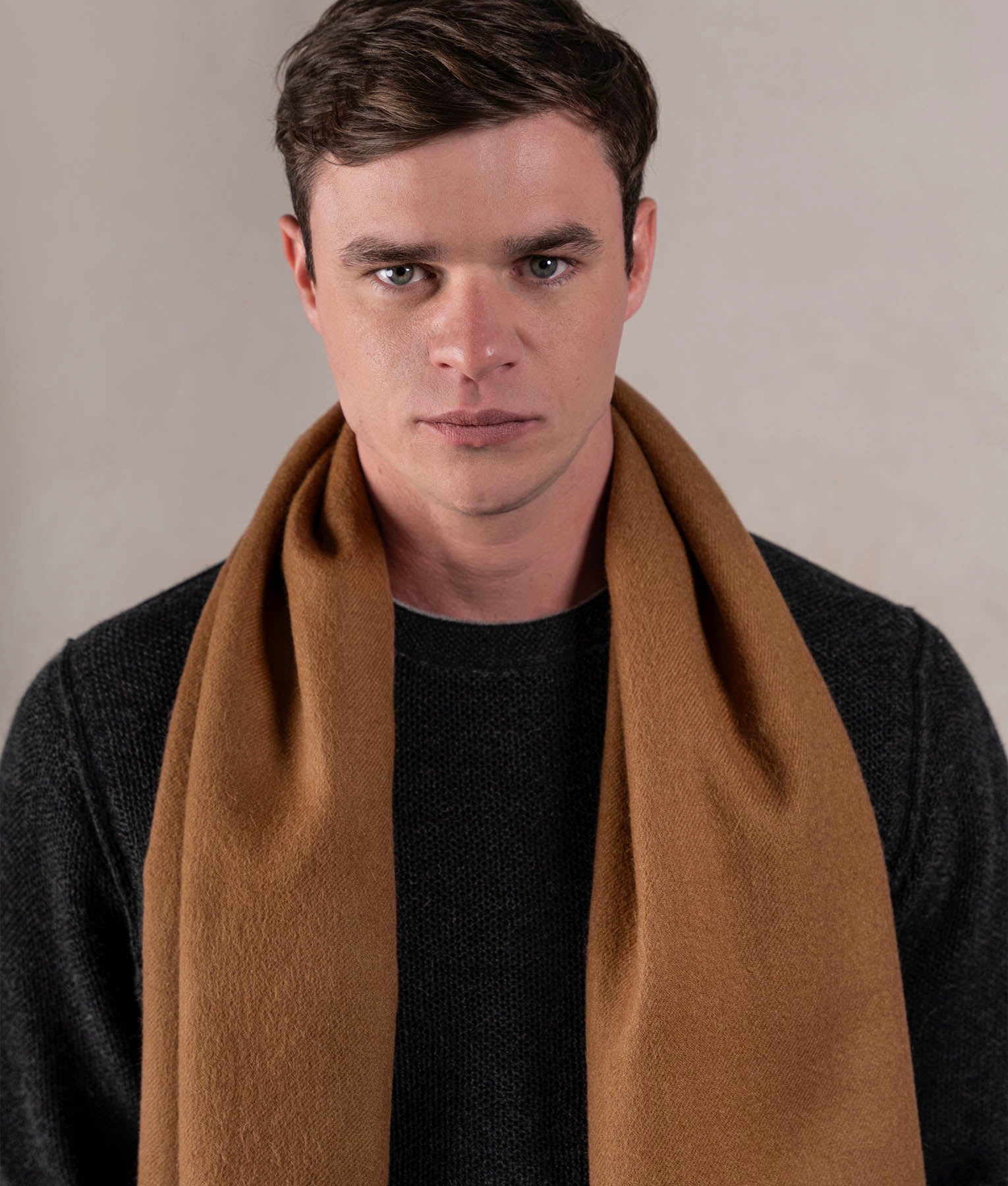 Soft Brushed Shawl Wrap - Cozy Toasted Coconut Color for Women - Perfect for Fall, Winter, and Evening Outfits