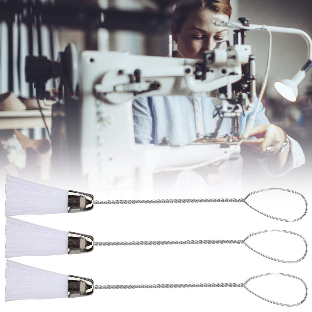 Stainless Steel Nylon Cleaning Brush - Single Head Design for Keyboard, Computer, Bottle & Dust Removal - Perfect for Sewing Machines & Fine Crevices Cleaning - Home & Office Use