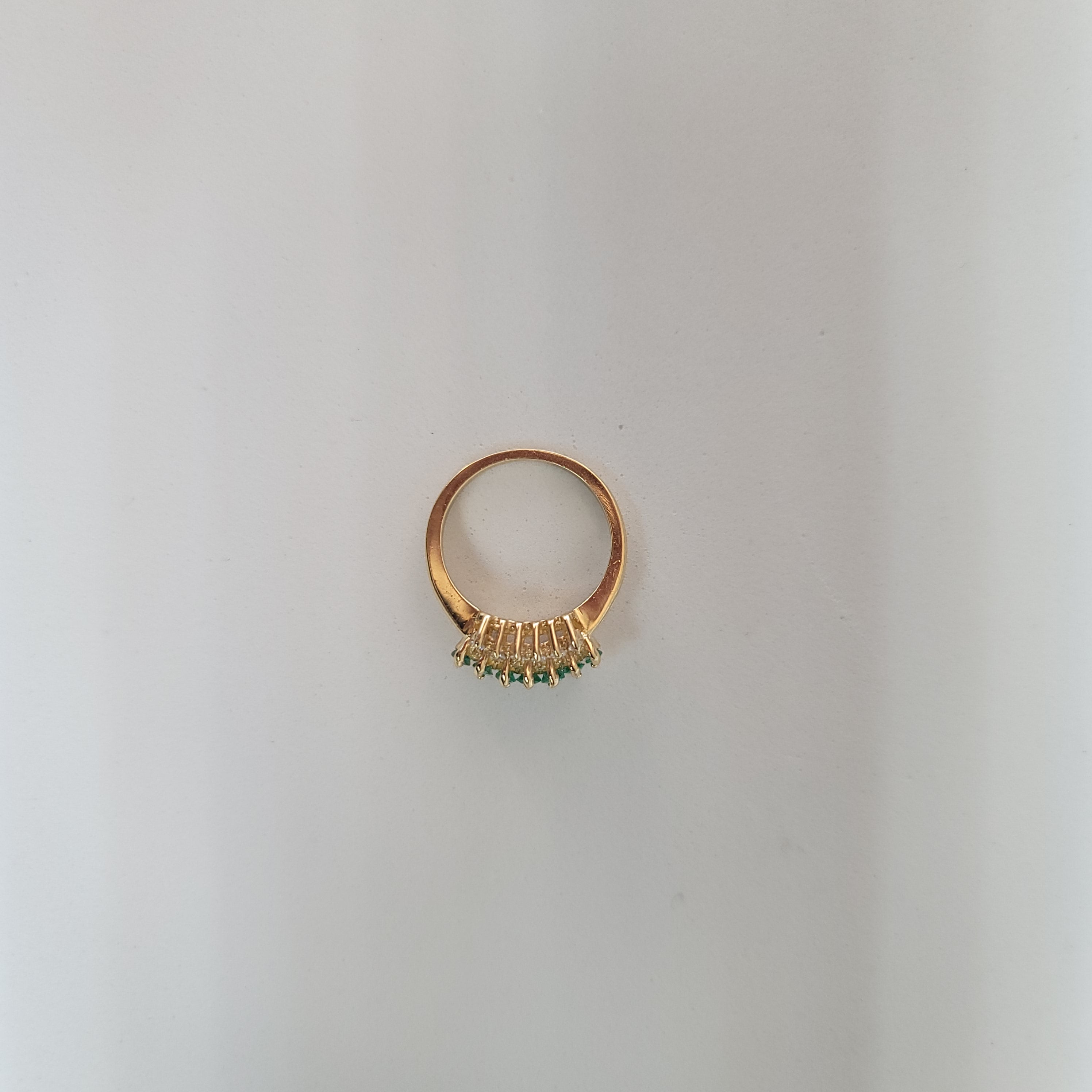 1 Carat Marquise Cut Emerald and Diamond Wedding Band - Elegant Bridal Ring for Engagement, Anniversary & Special Occasions