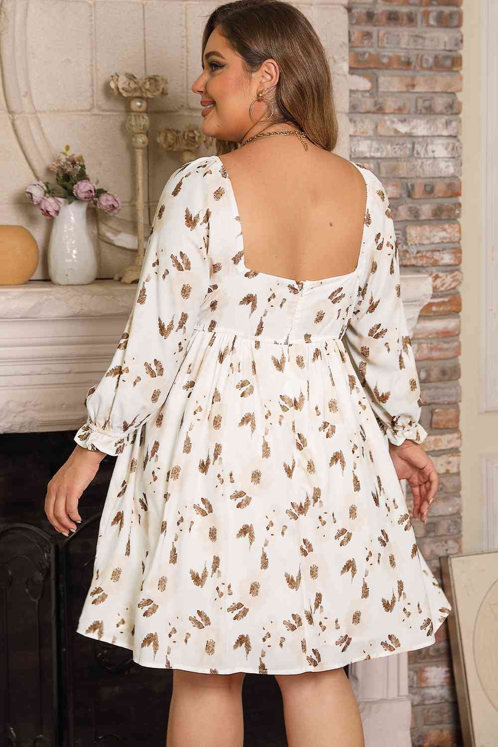 Plus Size Summer Floral Mini Dress for Women - Comfortable & Stylish Casual Sundress for Beach, Vacation & Outdoor Parties
