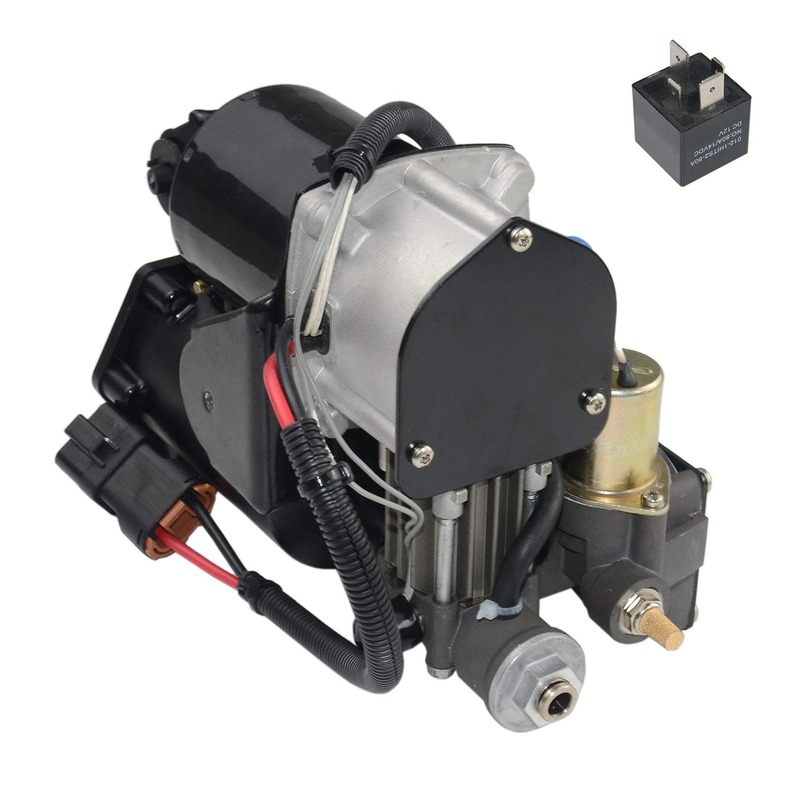 Land Rover Range Rover L322 2006-2012 3.6 TDV8 Air Suspension Compressor Pump LR025111 (Hitachi Version) - Replacement Part for Off-Road & Luxury SUV Driving
