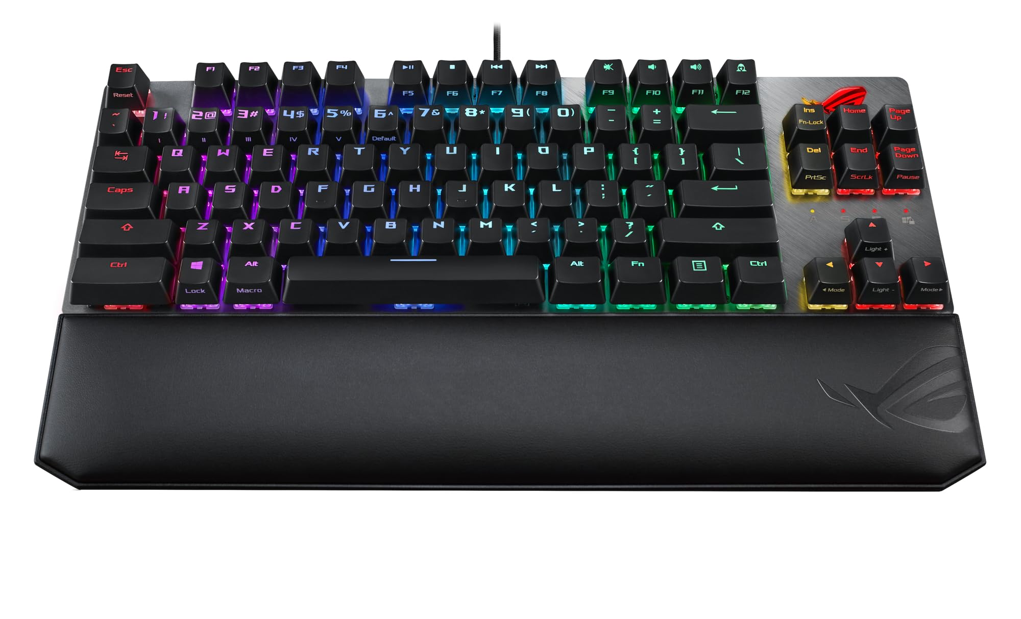 ASUS ROG Strix Scope NX TKL Deluxe Mechanical RGB Gaming Keyboard - German Layout, Wired, ROG NX Switches, Aluminum Frame, Aura Sync Lighting, Tenkeyless Design, Black - Perfect for Esports, Streaming & Professional Gaming
