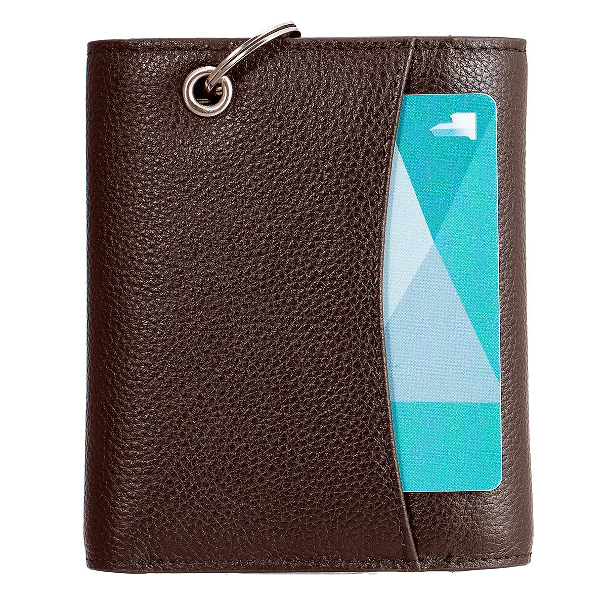ManChDa Men's RFID Blocking Leather Wallet with Removable Chain - Slim Multi-Function Trifold Wallet for Dad, Gifts for Father's Day, Birthday, Anniversary - Perfect for Travel, Work & Everyday Use