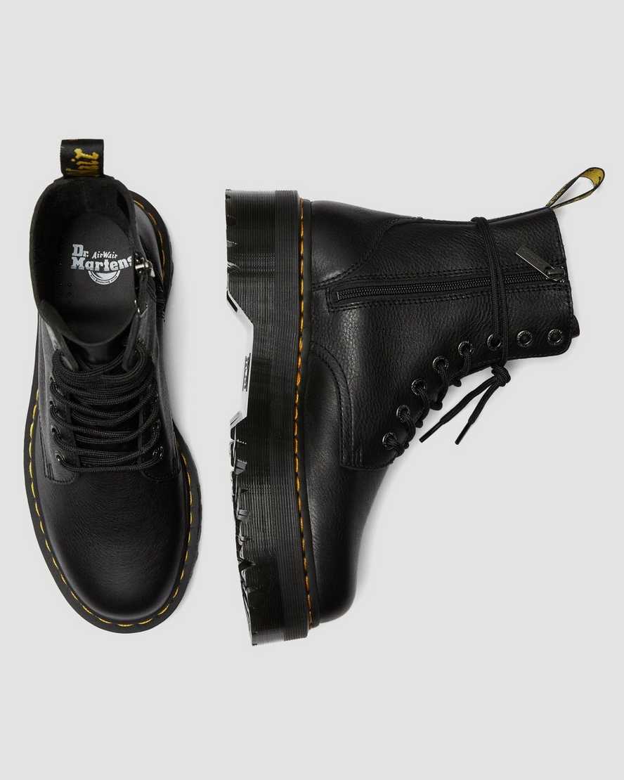 Dr. Martens Jadon III Pisa Leather Platform Boots for Women - Chunky Sole, Vegan Leather, Comfortable & Stylish - Perfect for Punk, Goth & Streetwear Fashion