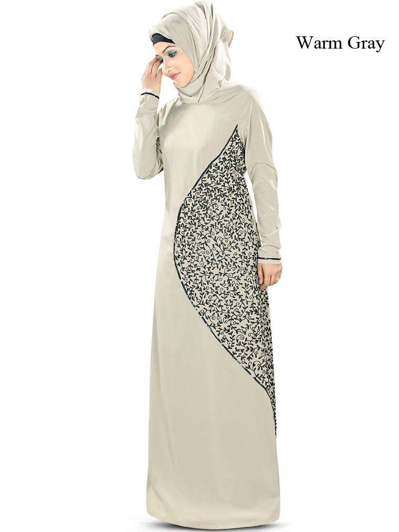 Elegant Muslim Abaya Dress for Women - Modest Islamic Prayer Gown - Perfect for Eid, Ramadan & Daily Wear