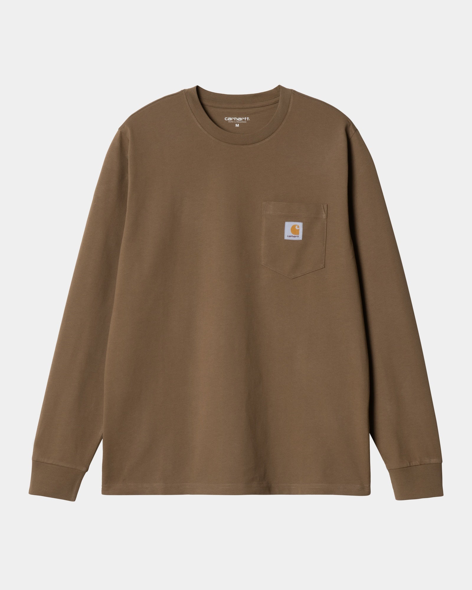 Men's Long Sleeve Pocket T-Shirt - Soft Cotton Blend Casual Shirt for Everyday Wear | Perfect for Work, Travel & Outdoor Activities