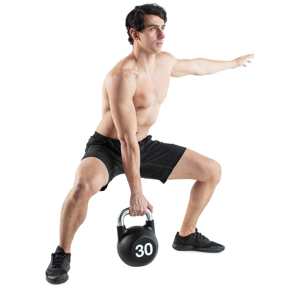 Weider Poly Encased Competition Kettlebell 30lbs - Durable Workout Equipment for CrossFit, Strength Training & Home Gym | Perfect for HIIT, Functional Fitness & Weightlifting
