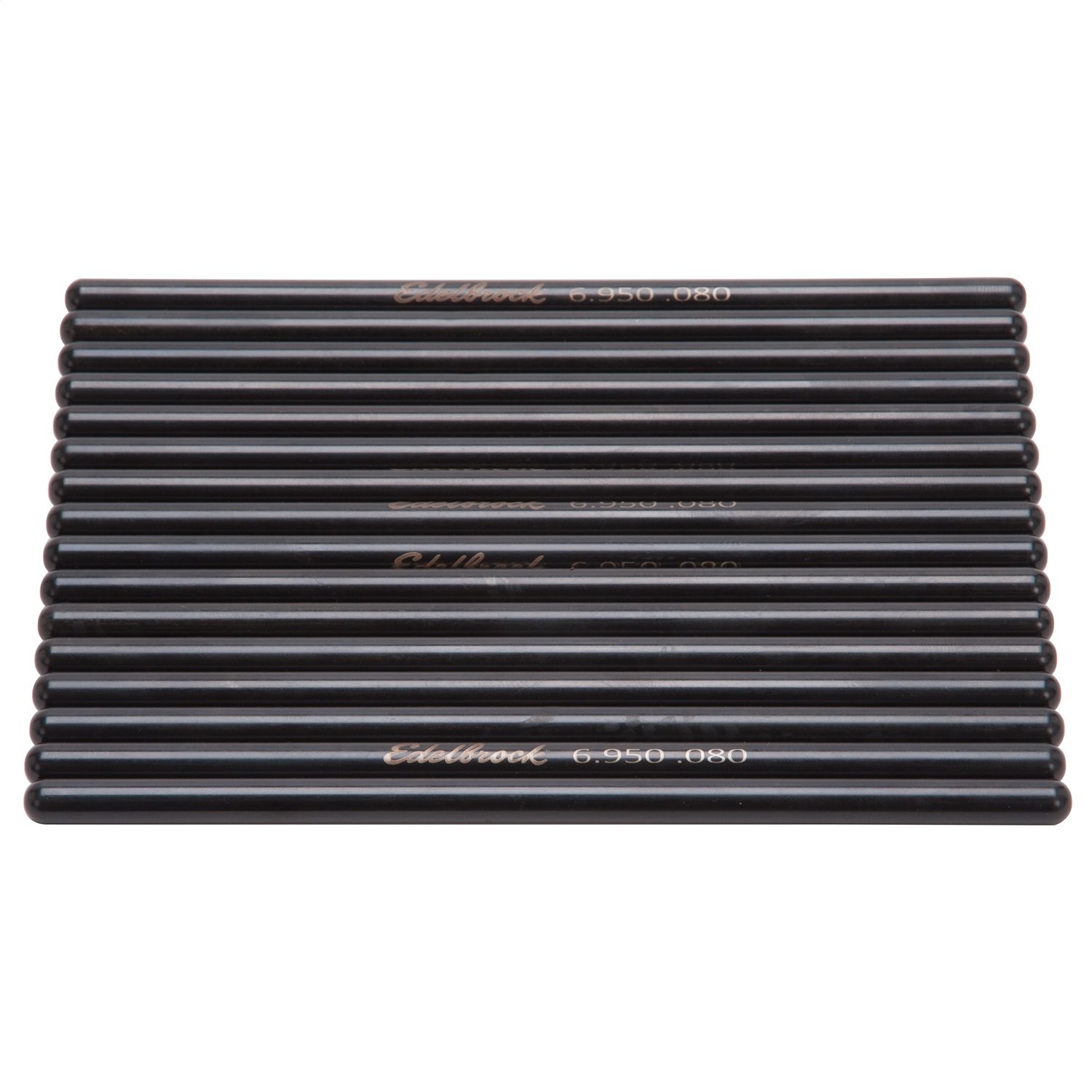 Edelbrock 9638 High Performance Hardened Push Rod Kit - Compatible with Chevy, Ford, Dodge Engines - Perfect for Engine Rebuilds & Performance Upgrades