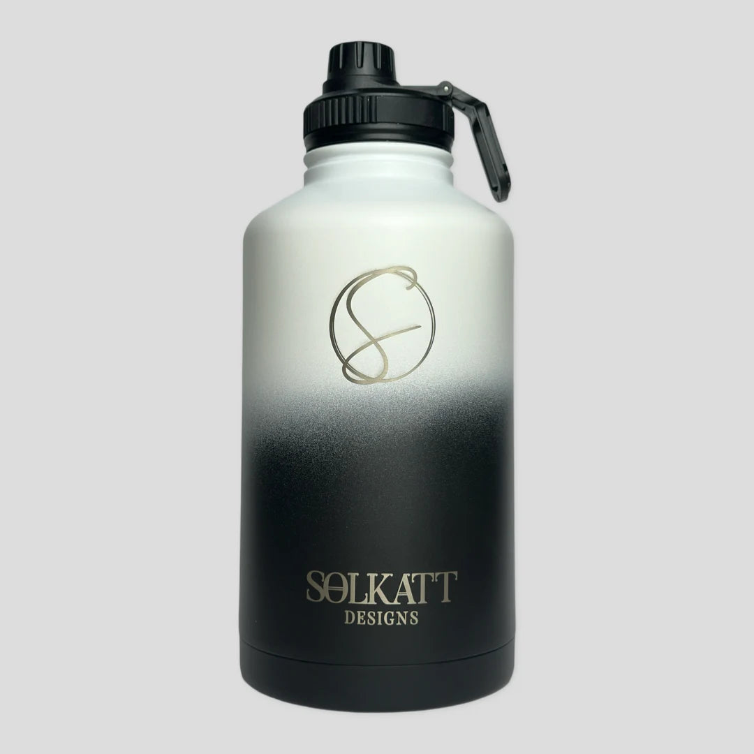 Premium 64oz Stainless Steel Insulated Water Bottle - Keeps Drinks Cold for 24 Hours & Hot for 12 Hours - BPA Free Leakproof Design - Perfect for Gym, Hiking, Camping & Outdoor Adventures