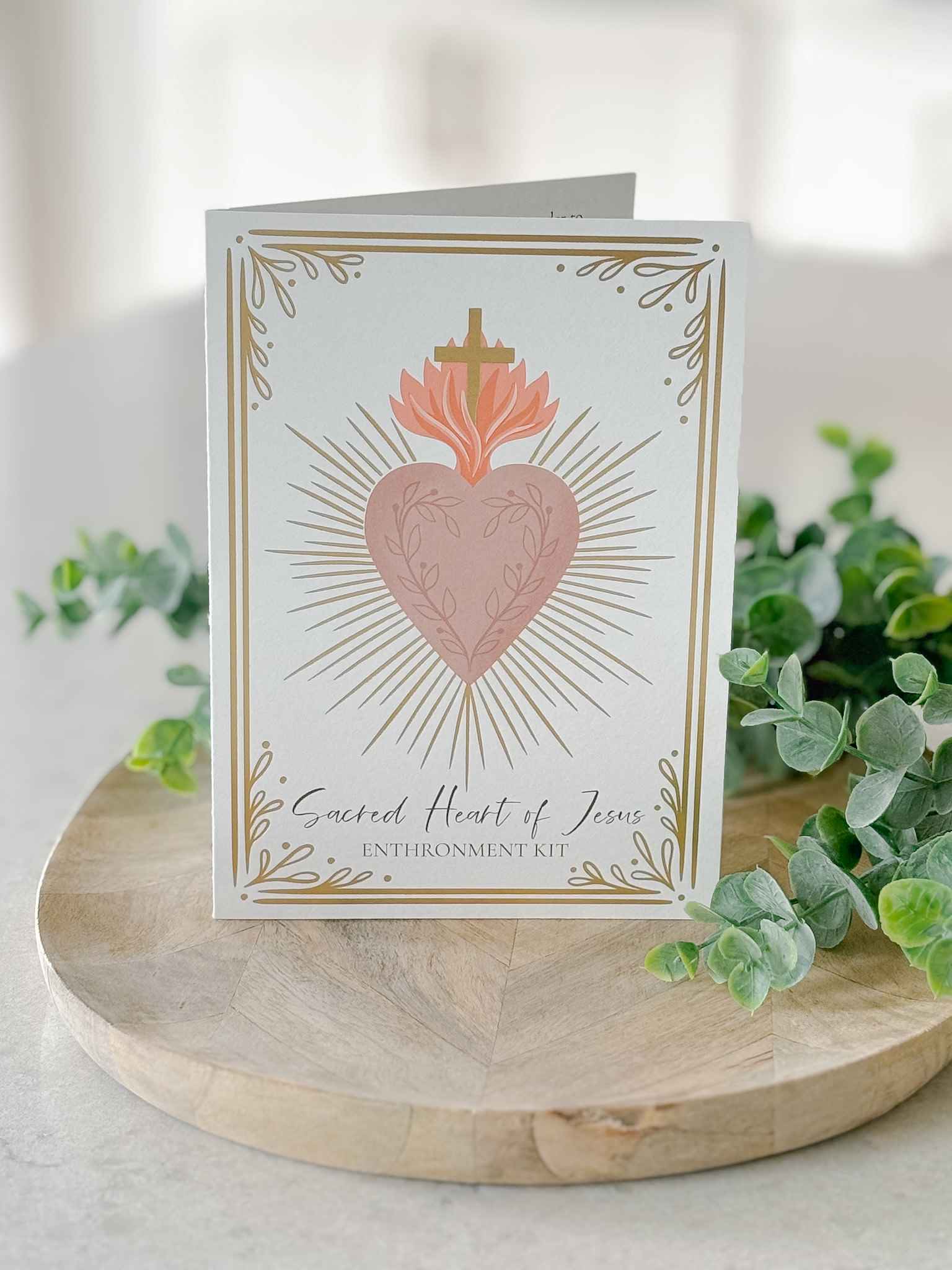 Sacred Heart of Jesus Enthronement Guide - Step-by-Step Instructions for Catholic Home Devotion & Prayer Room Setup