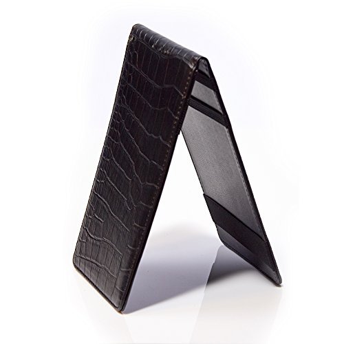 Magic Vosom Professional Golf Scorecard Holder & Yardage Book Holder - Black | Durable Golf Accessories for Keeping Score & Tracking Yardage on the Course