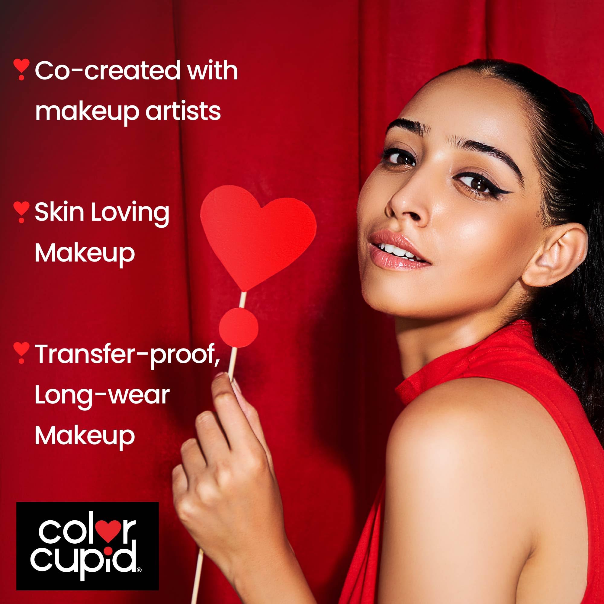 Color Cupid Bi-Phase Makeup Remover - Waterproof Makeup Remover for Eyes, Lips & Face | Gentle Cleansing Solution | 70ml | Perfect for Travel & Nighttime Skincare Routine