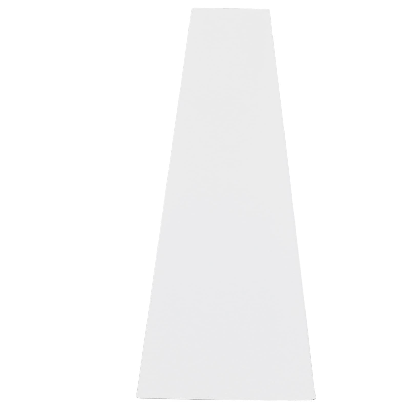 Modern Minimalist Trapezoid LED Wall Lamp - Aluminum Body with Excellent Heat Dissipation, White Shell - Perfect for Courtyard, Garden, Pathway and Outdoor Lighting