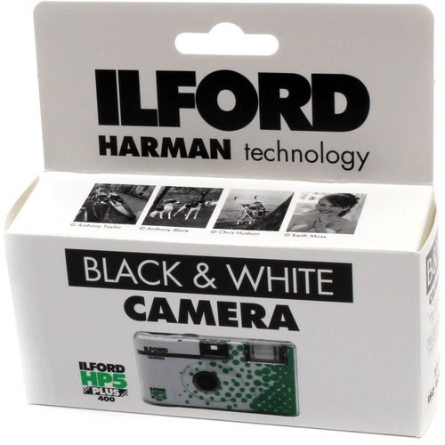Ilford HP5 Plus Black & White Single Use Film Camera - Perfect for Travel, Street Photography & Vintage Style Shots