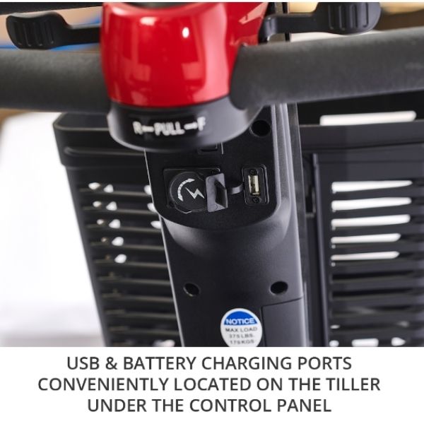 Golden Technologies Buzzaround LX 4 Wheel Mobility Scooter - Lightweight & Foldable Electric Scooter for Adults & Seniors - Perfect for Shopping, Travel & Outdoor Activities
