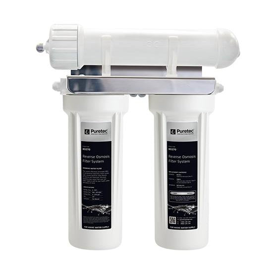 Puretec PRO270 Portable Wall Mounted Reverse Osmosis Water Filtration System - 270 LPD (7.1 GPD) for Home, Office & RV Use - Clean Drinking Water Solution for Kitchen, Camping & Emergency Preparedness