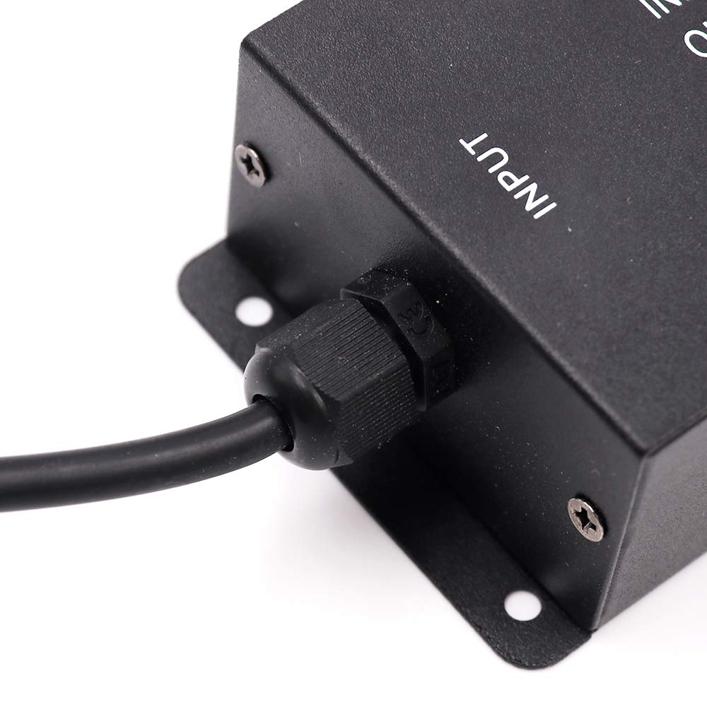 XUNATA LED Light Remote Plug-in Dimmer - 1500W AC 110V-130V Wireless Dimmer Switch for LED Strip & Neon Rope Lights with Timer - 12MM Double Connection Pin - Perfect for Home Theater, Bedroom Lighting & DIY Projects