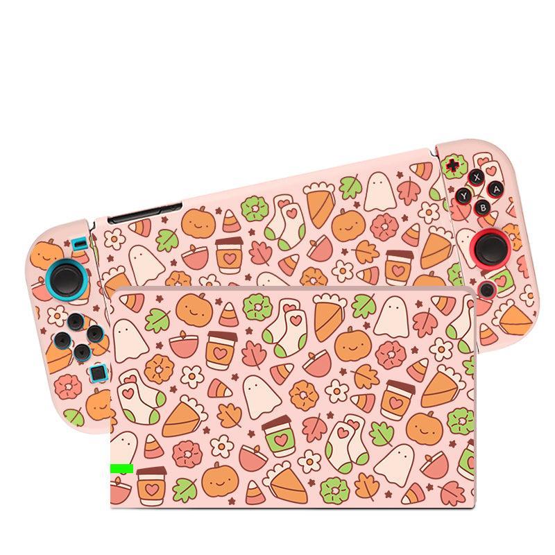 Cute Pink Nintendo Switch Case for Girls - Soft Protective Cover for Nintendo Switch & OLED Model - Perfect for Travel, Gaming at Home & On-the-Go