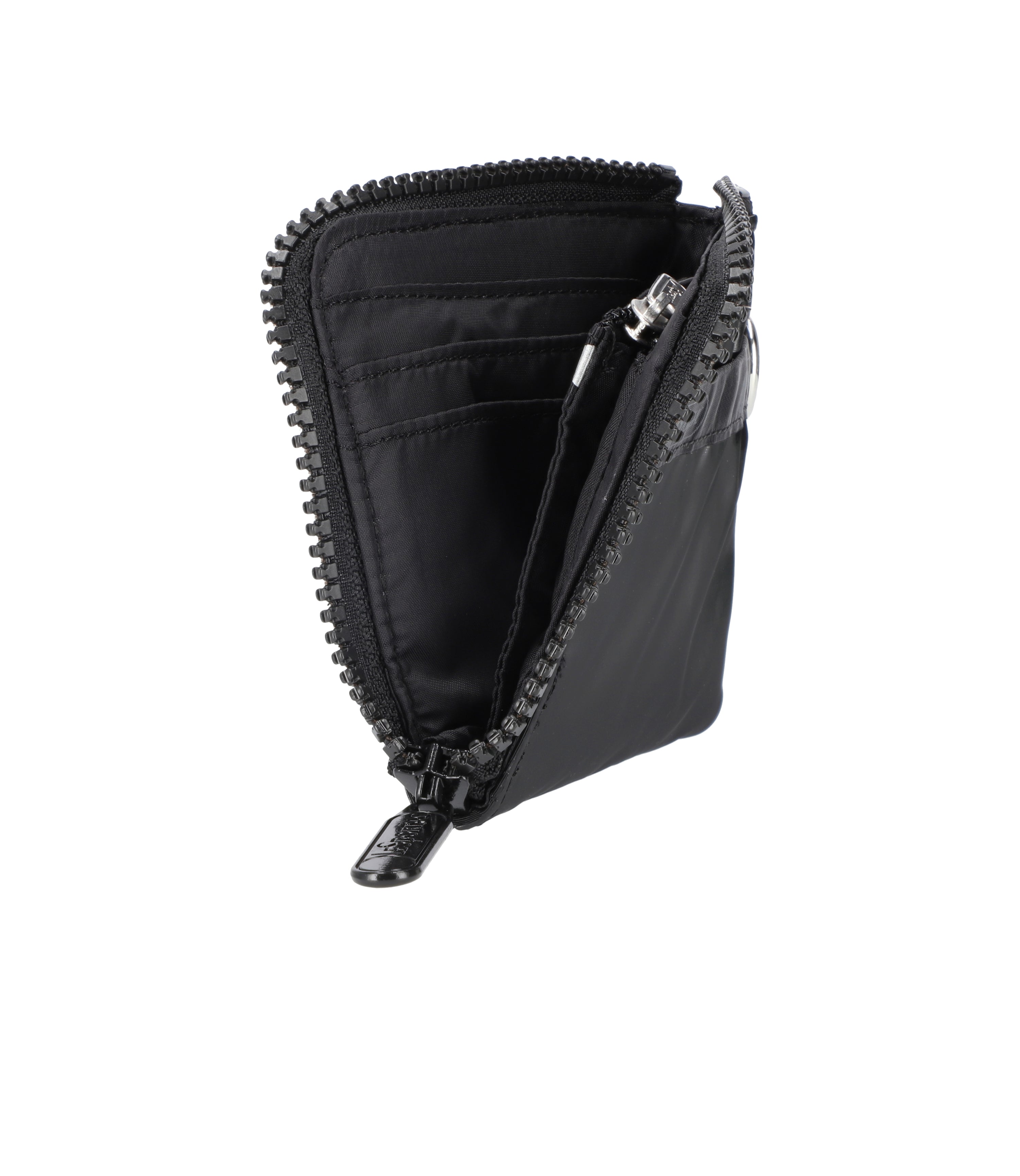 Slim Wallet for Men - Black Shine RFID Blocking Minimalist Front Pocket Wallet - Perfect for Travel, Business & Everyday Use (Model: 1112 M135)