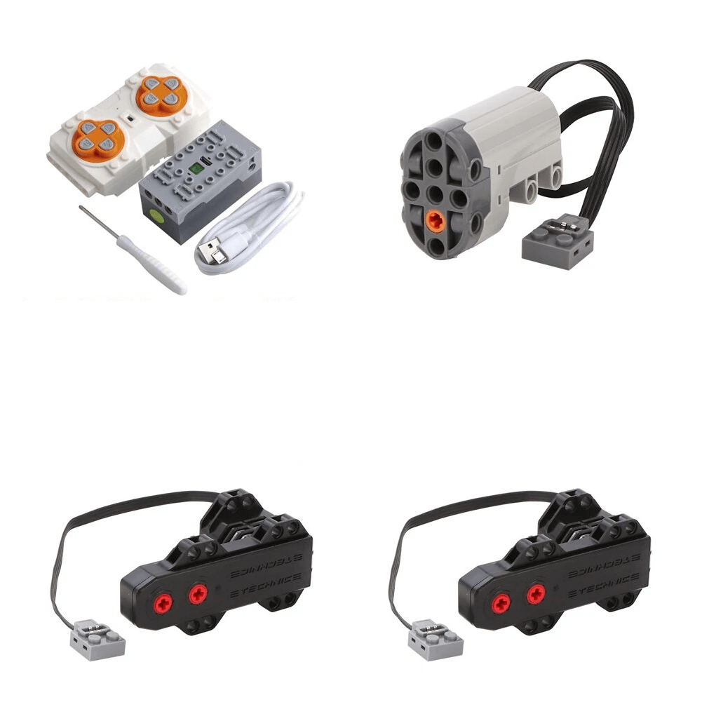 Mould King 13108D Power Function Pack - Compatible with LEGO Technic Sets - Enhance Motorized Models for Kids & Adults - Perfect for DIY Robotics, RC Cars & STEM Projects