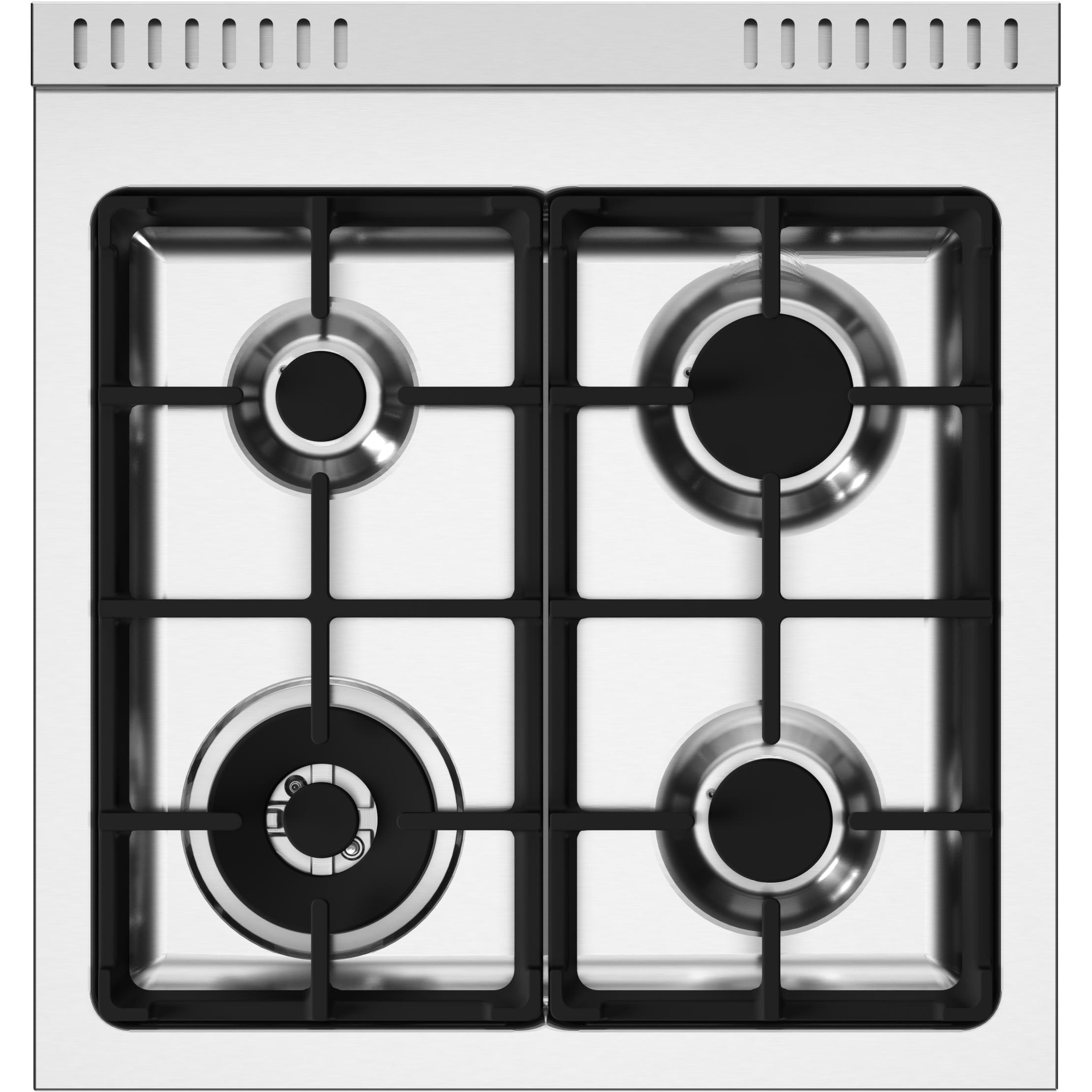 Bertazzoni PRO244GASXVLP 24-Inch Freestanding Gas Range - Professional Style with 4 Sealed Burners & Convection Oven - Perfect for Home Chefs & Modern Kitchens