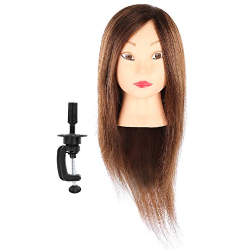 Professional Cosmetology Doll Head for Hair Styling Practice - Detachable & Adjustable for Curling, Weaving & Braiding - Perfect for Salon Training, DIY Hairstyling & Beauty School Students