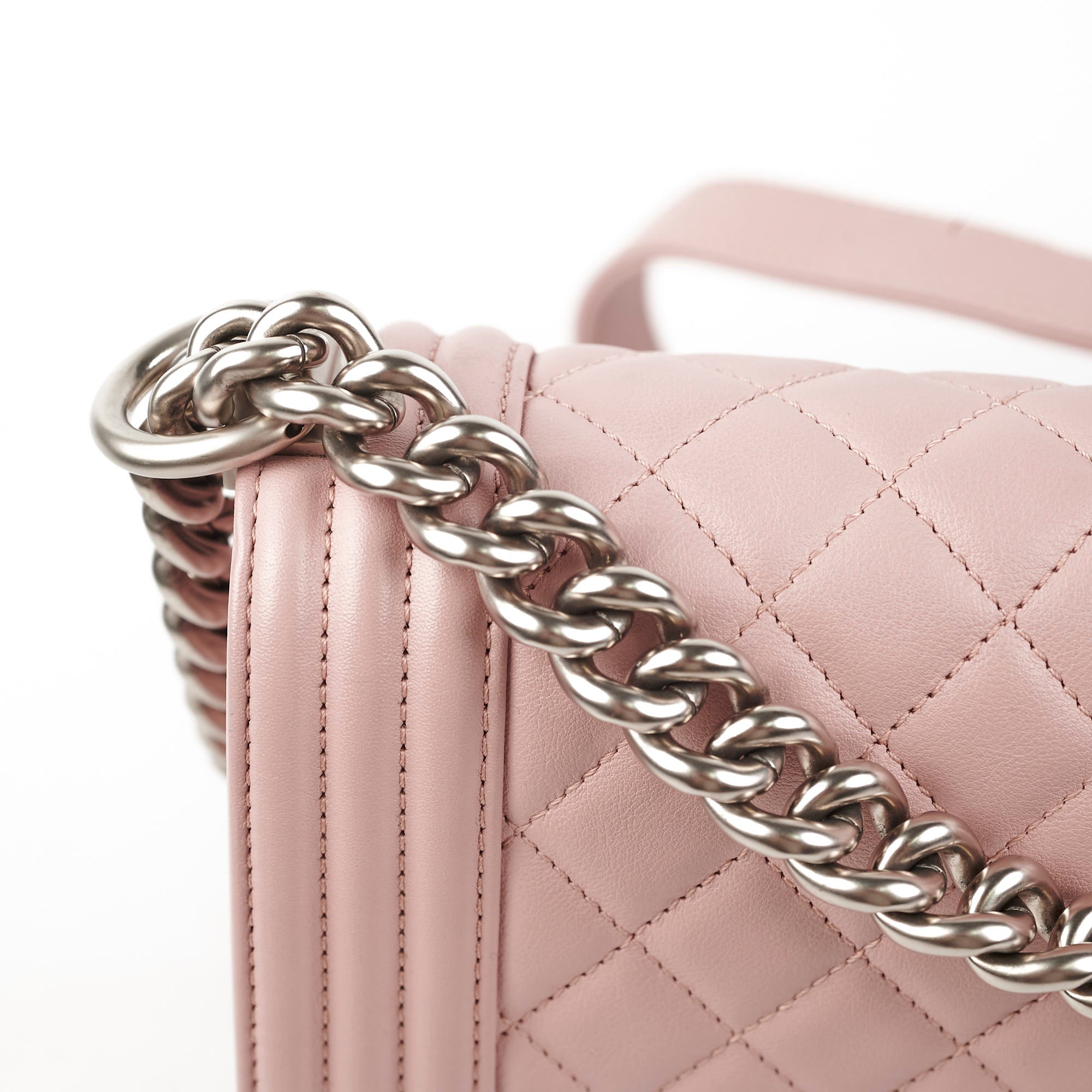 Chanel Old Medium Quilted Boy Bag in Pink - 21 Series Luxury Handbag for Women | Perfect for Parties, Dating & Special Occasions