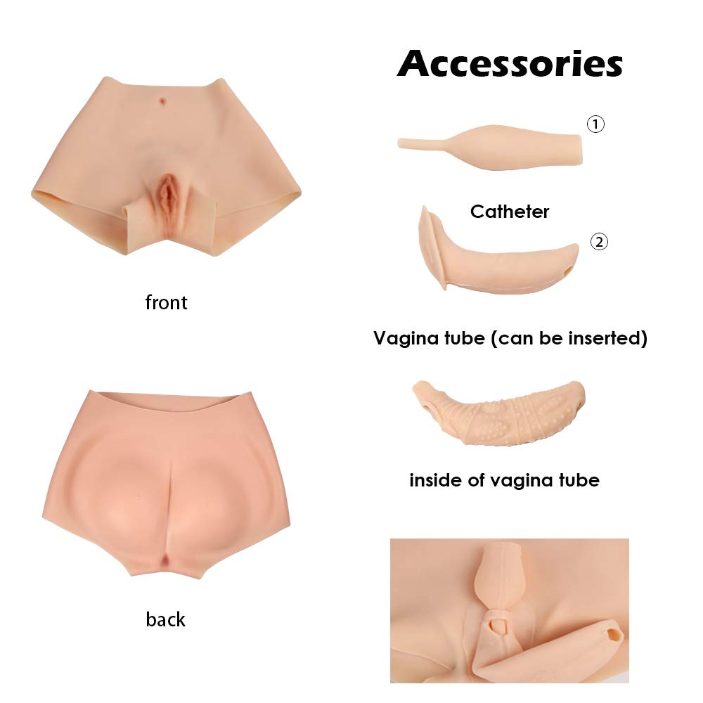 **Realistic Silicone Buttock Lifter & Hip Shaper for Crossdressers & Transgender - Comfortable & Natural Look for Cosplay, Drag Shows & Everyday Wear**