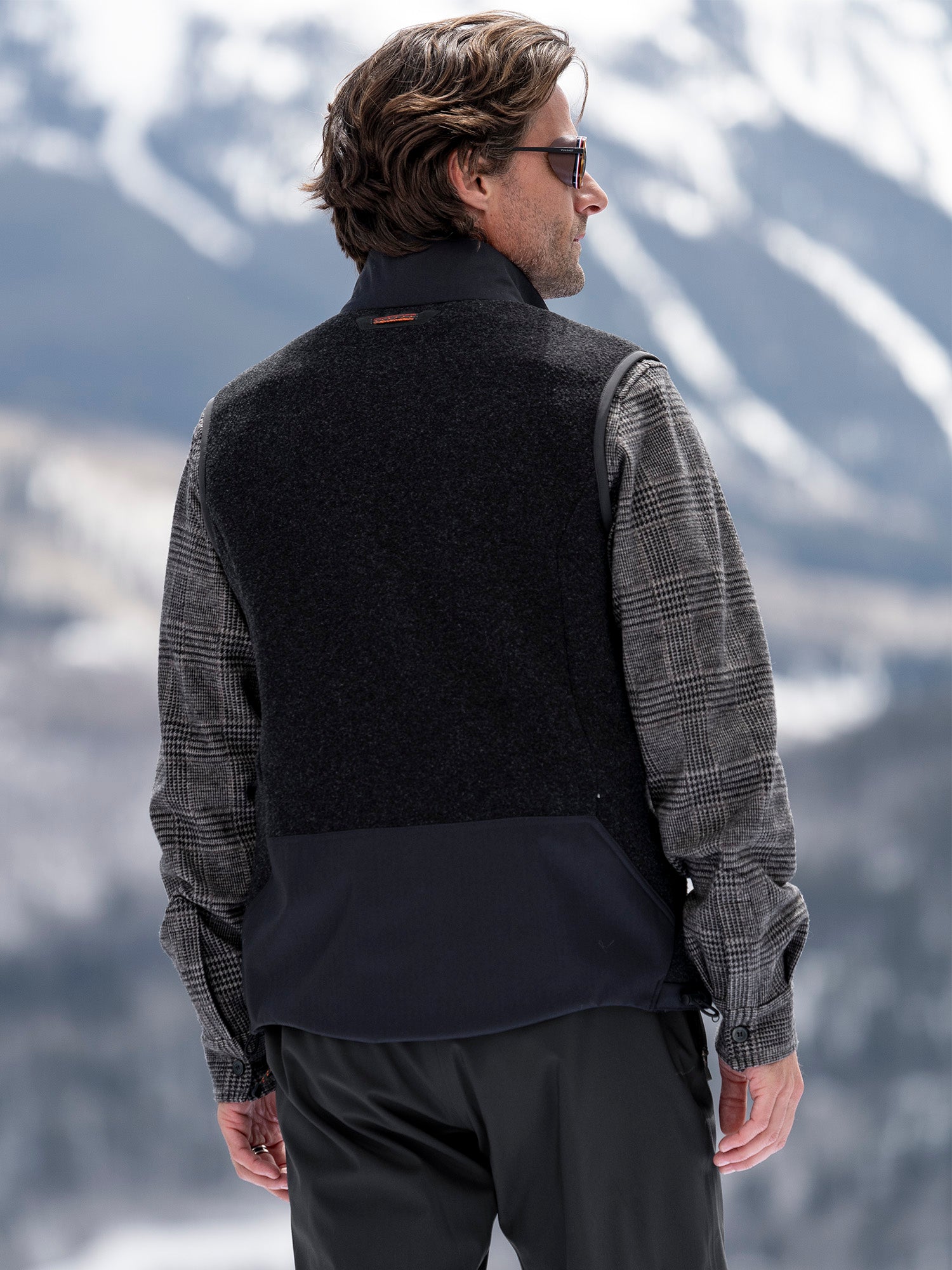 Men's Explorer Wool Vest - Warm Winter Fleece Lined Outdoor Vest for Hiking, Camping & Travel - Lightweight & Durable