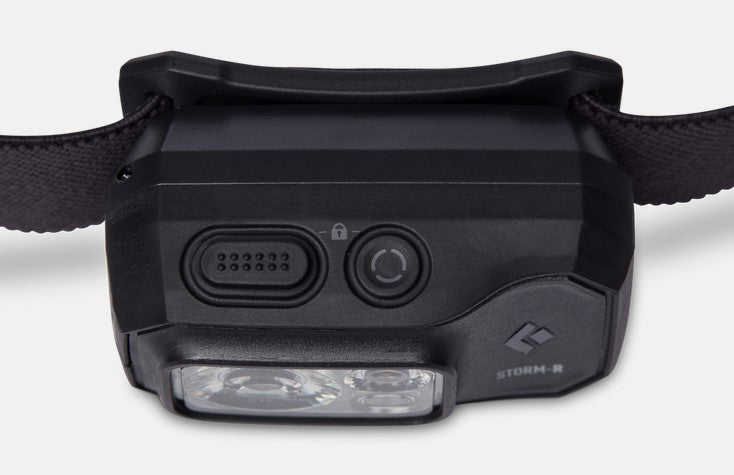Black Diamond Storm 500 R Headlamp - 400 Lumen Rechargeable Headlight for Hiking, Camping & Outdoor Adventures - Waterproof LED Head Torch for Running, Climbing & Emergency Use