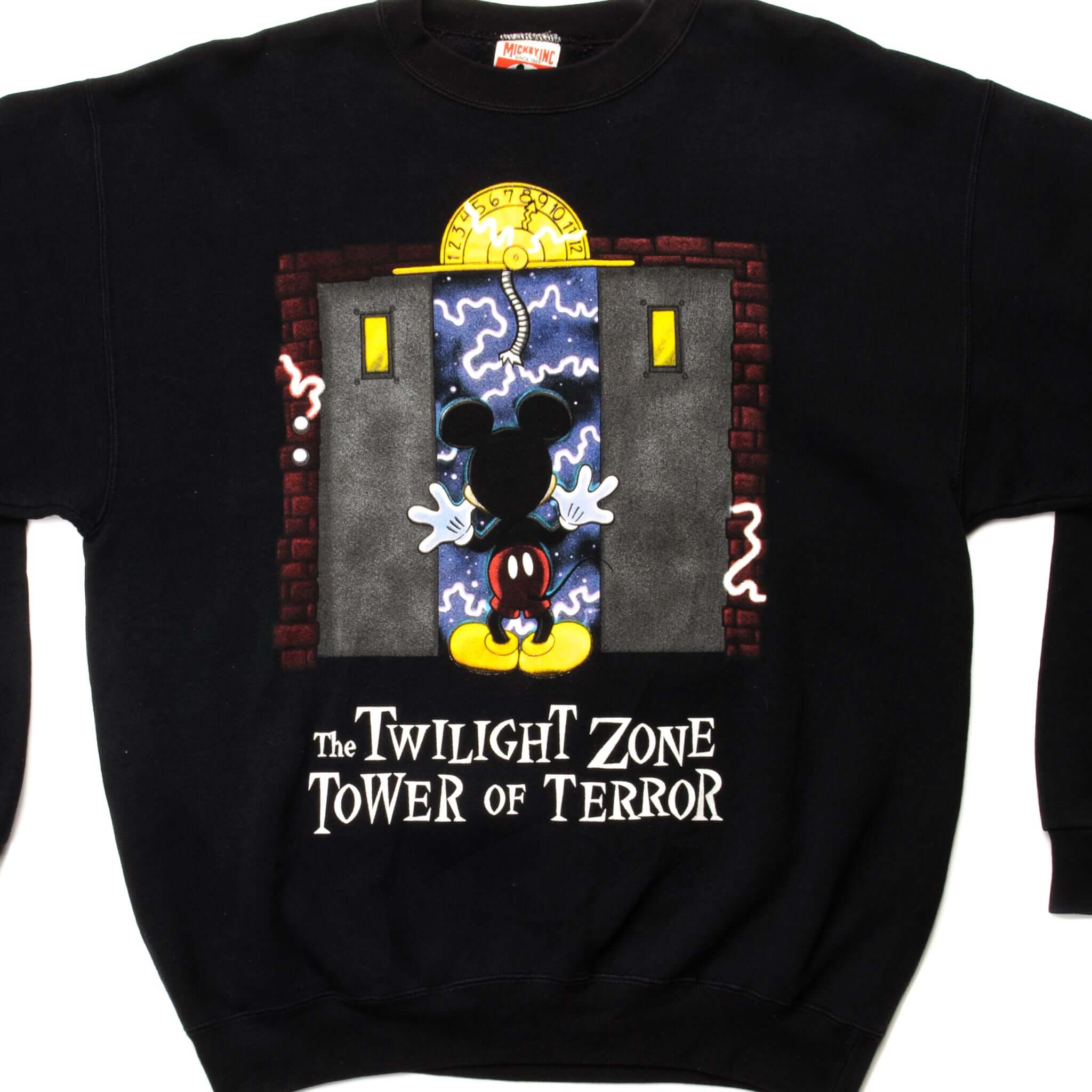 Vintage Disney World The Twilight Zone Tower of Terror Sweatshirt - Size Large - Made in USA - Perfect for Theme Park Fans & Retro Disney Collectors