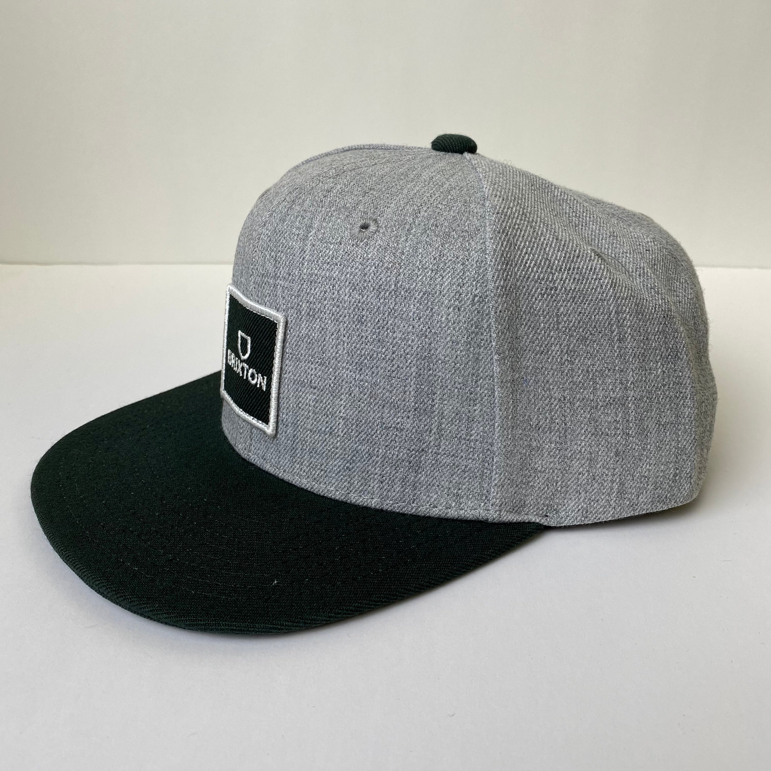 BRIXTON Alpha Square Men's Snapback Hat - Adjustable Dad Cap for Casual & Streetwear Style - Perfect for Outdoor Activities, Sports, and Daily Fashion