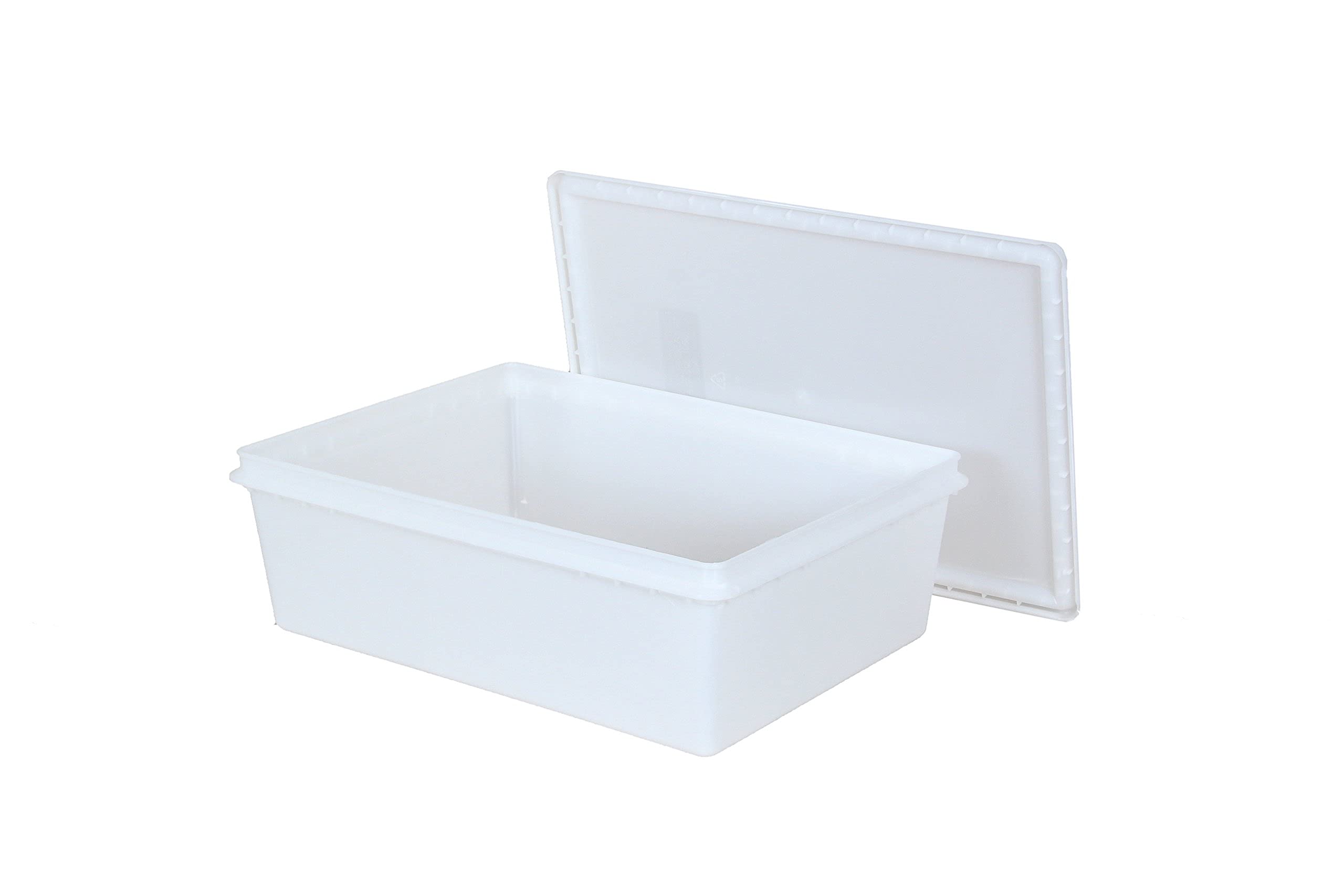 10-Pack Heavy Duty 25lb Food Storage Containers with Lids - 11.5