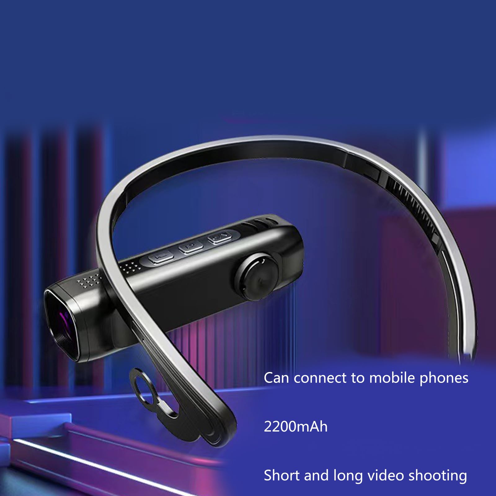4K WiFi Action Camera with APP Control - 2200mAh Rechargeable Sports Camera, Anti-Shake Technology for Vlogging, Webcam & Outdoor Adventures - Perfect for Cycling, Skiing, Travel Vlogging and Live Streaming