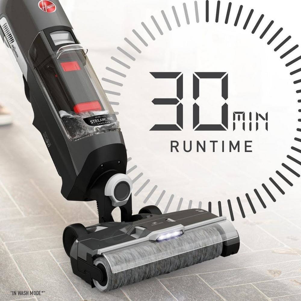 HOOVER ONEPWR BH55400V Cordless Hard Floor Cleaner - Factory Serviced with Home Essentials Warranty | Perfect for Hardwood, Tile & Laminate Floors