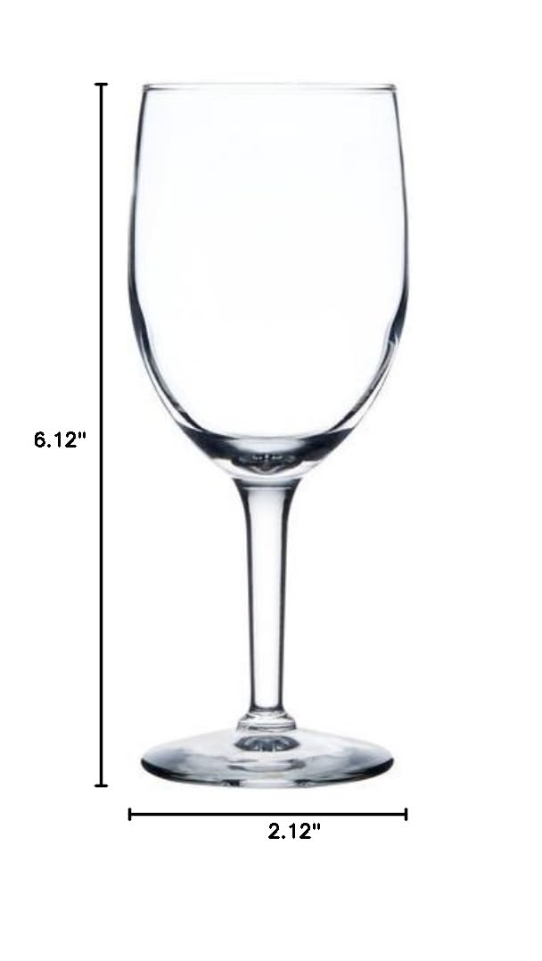 Libbey 8466 Citation 6.5 Ounce Tall Wine Glasses - Set of 36 for Restaurants, Bars & Home Entertaining - Elegant Stemware for Red & White Wine Tasting