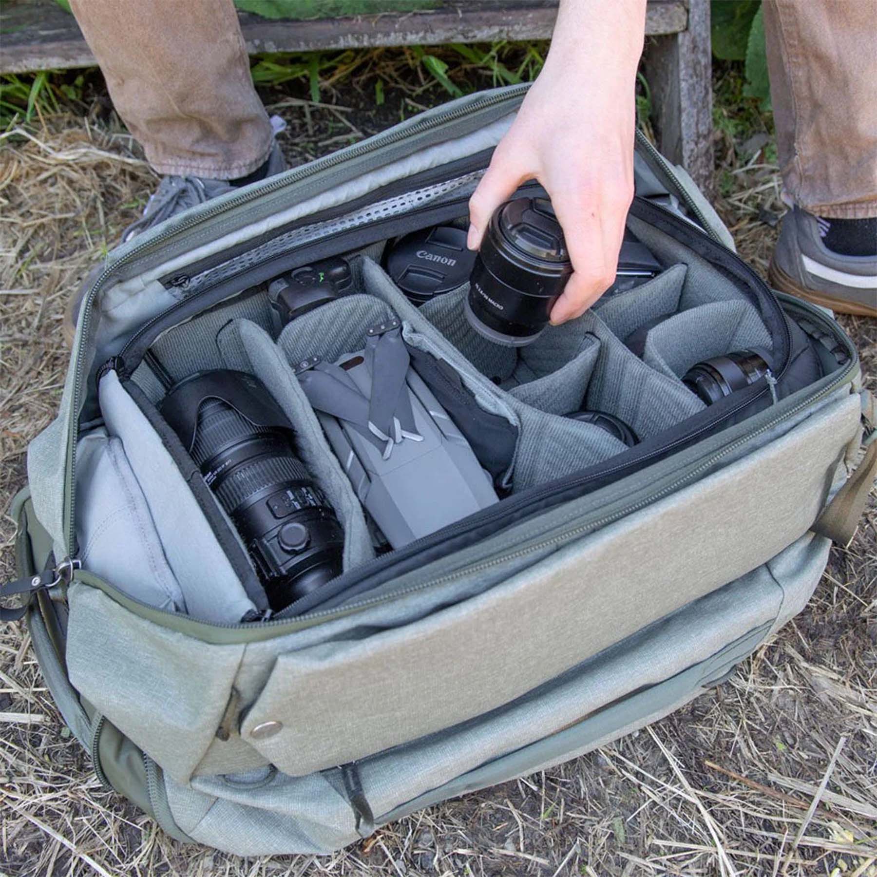 Peak Design Travel Duffelpack 65L - Versatile Waterproof Duffel Backpack for Adventure Travel, Hiking & Outdoor Gear Storage | Perfect for Camping, Air Travel & Weekend Getaways