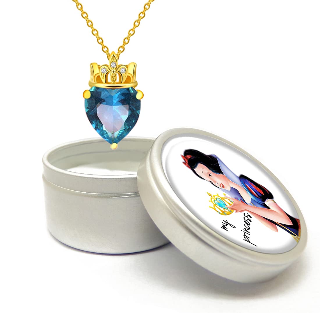 HaxingYiyang Crystal Heart Pendant Necklace for Women & Girls - Elegant Jewelry Gift with Unique Gift Box - Perfect for Valentine's Day, Anniversary, Birthday & Special Occasions
