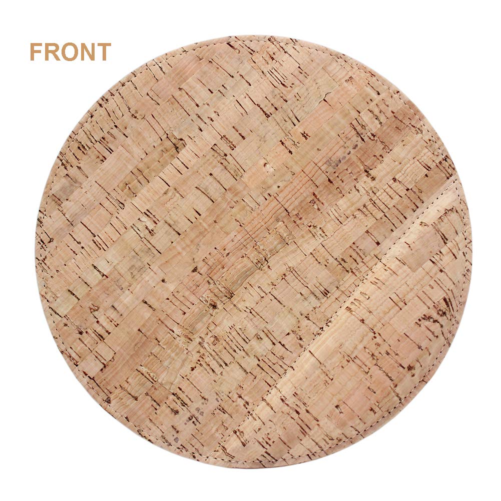 Boshiho Eco-Friendly Natural Cork Mouse Pad with Wrist Support - Ergonomic Desk Accessory for Office, Gaming & Home Computer Use