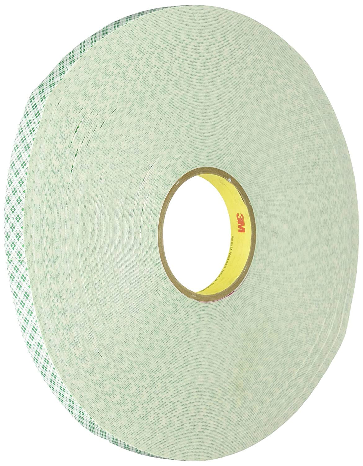 3M 4032 Natural Polyurethane Double Coated Foam Tape - 1 Inch Wide x 72 Yards Long (1 Roll) - Heavy Duty Adhesive for Mounting, Sealing & DIY Projects - Indoor/Outdoor Use for Signs, Mirrors, Weather Stripping & Home Repairs