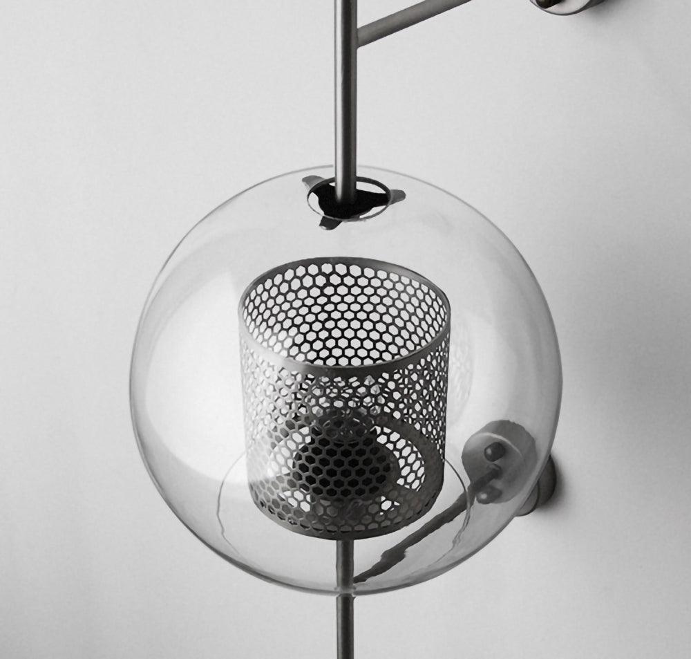 Chiswick Modern Glass Wall Light - Sleek LED Sconce for Living Room, Bedroom & Hallway - Energy Efficient Indoor Lighting Fixture
