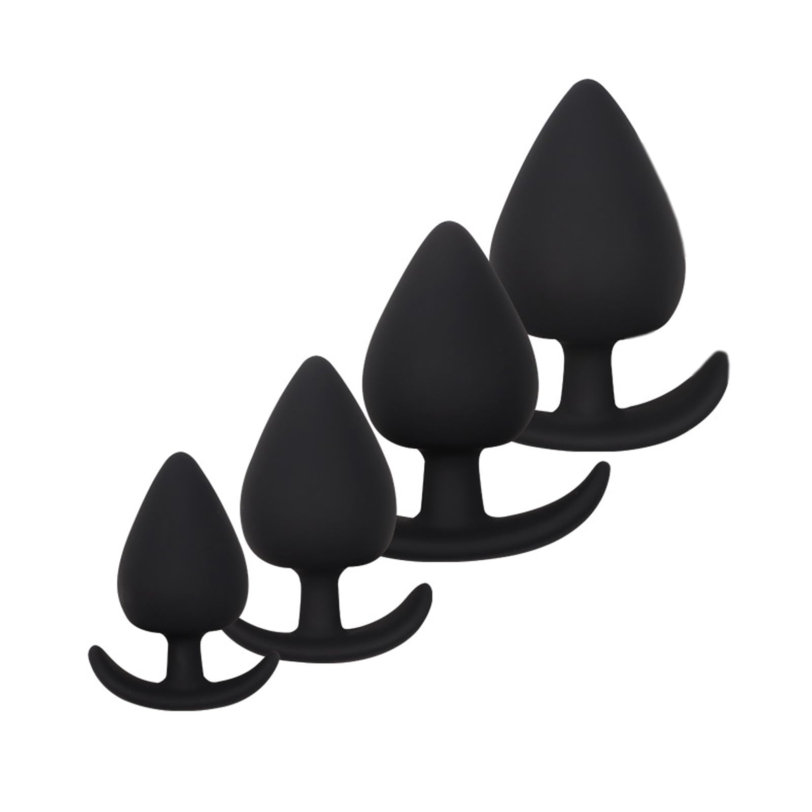 Premium 4-Piece Anal Plug Set for Men & Couples - Prostate Massager with Sailboat Design, Anal Dilation Training Toys for Enhanced Sexual Stimulation | Perfect for Couples Play & Solo Exploration