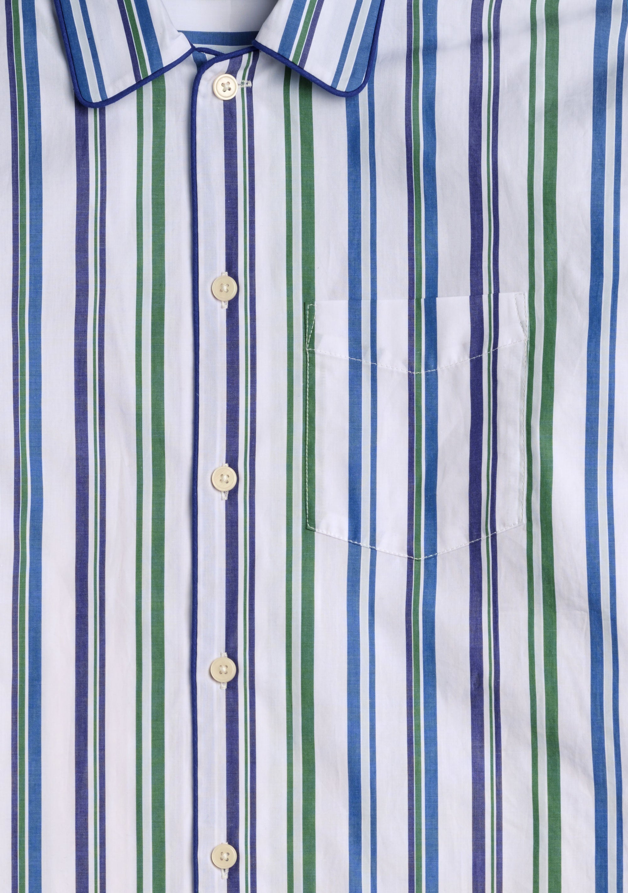 Henry Pajama Set in Ribbon Stripe - Soft Cotton Sleepwear for Men & Women - Cozy Lounge Pajamas for Relaxing at Home or Travel