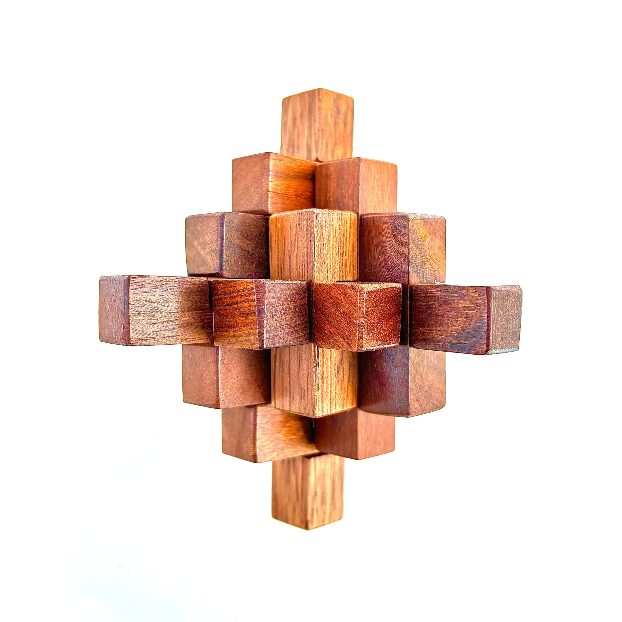 Handmade Wooden Crystal Puzzle for Kids - Safe, Eco-Friendly Toys for Learning & Play
