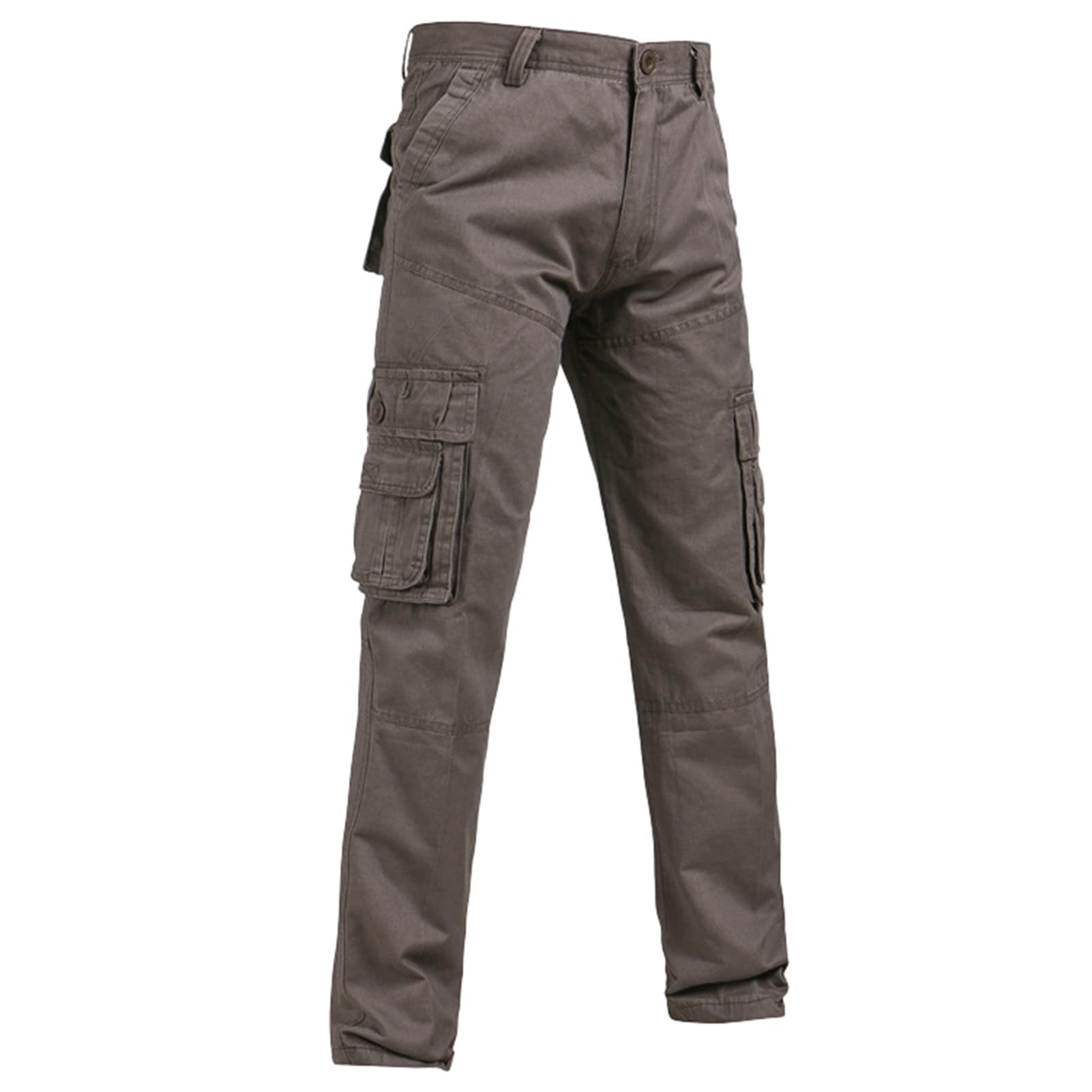 Men's Tactical Cargo Pants - Lightweight Outdoor Work Pants with Scratch-Resistant Fabric & Multiple Pockets - Perfect for Hiking, Camping, Construction Work & Military Use
